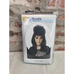 California Costumes Beetle Girl Wig Womens Black Halloween Costume Beetlejuice